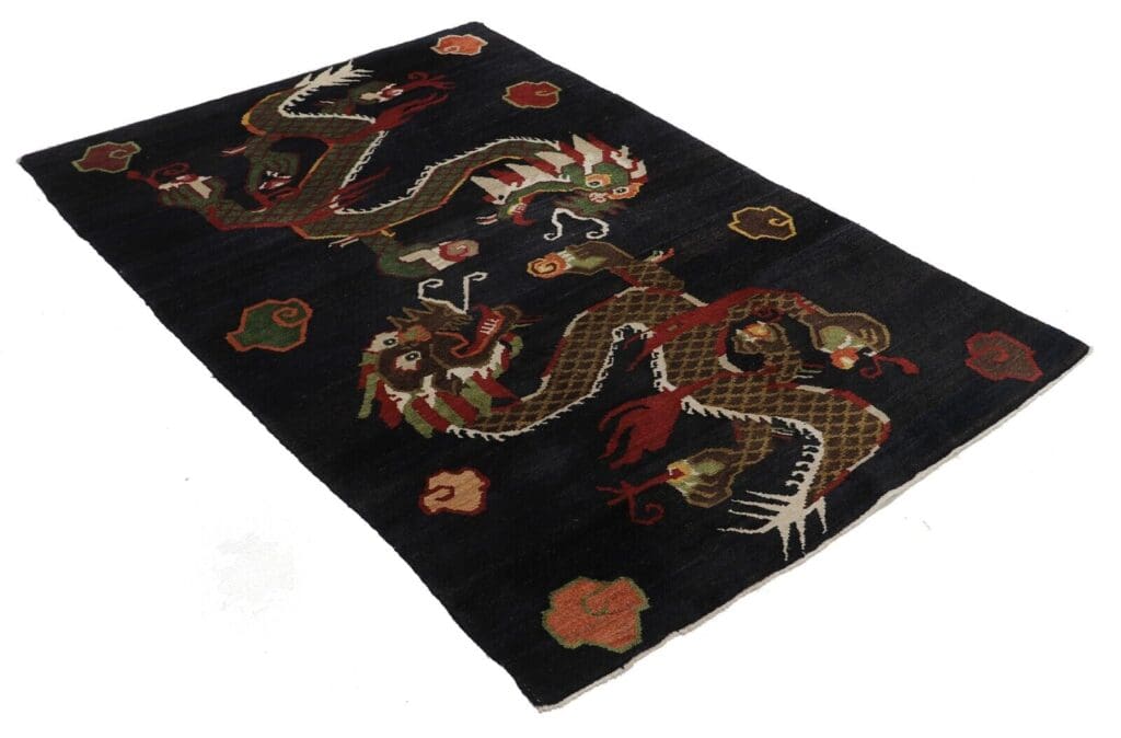 royal-china-drachen-design-teppich-186x125-cm-handgeknupft-perserteppich-3 Orientteppich China 184 x 122 cm Wolle handgeknüpft