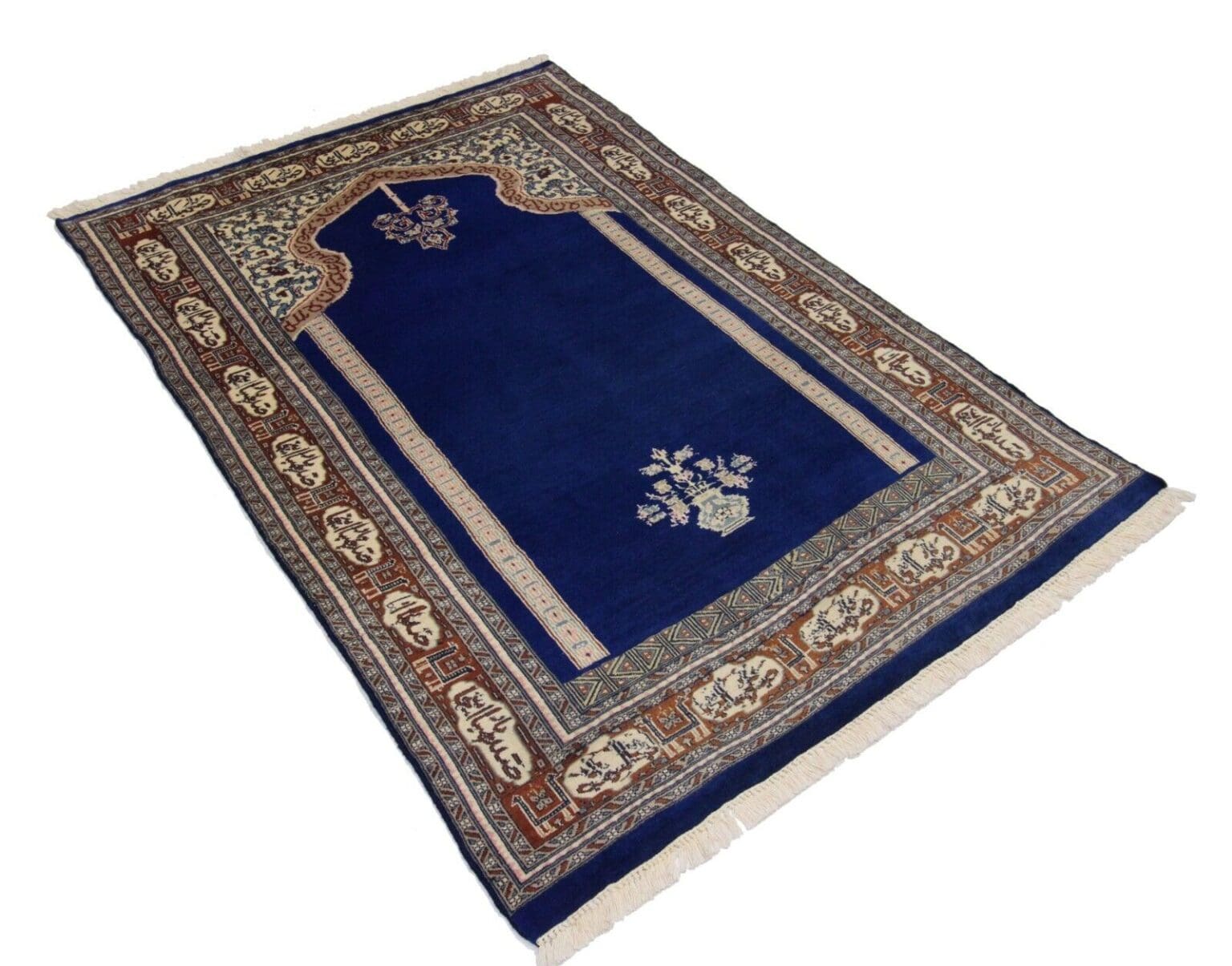 Orientteppich Buchara 184 x 122 cm Wolle handgeknüpft