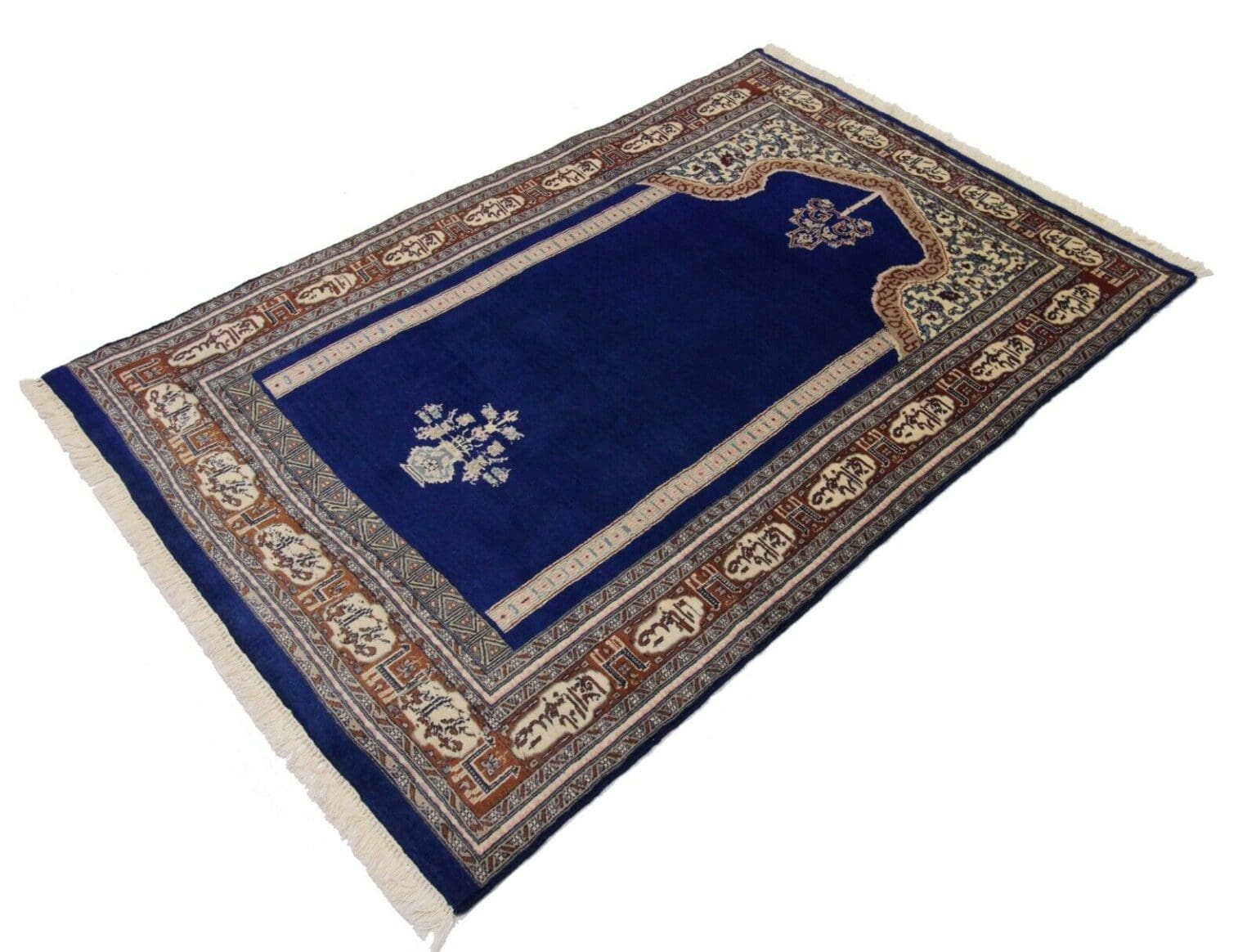Orientteppich Buchara 184 x 122 cm Wolle handgeknüpft