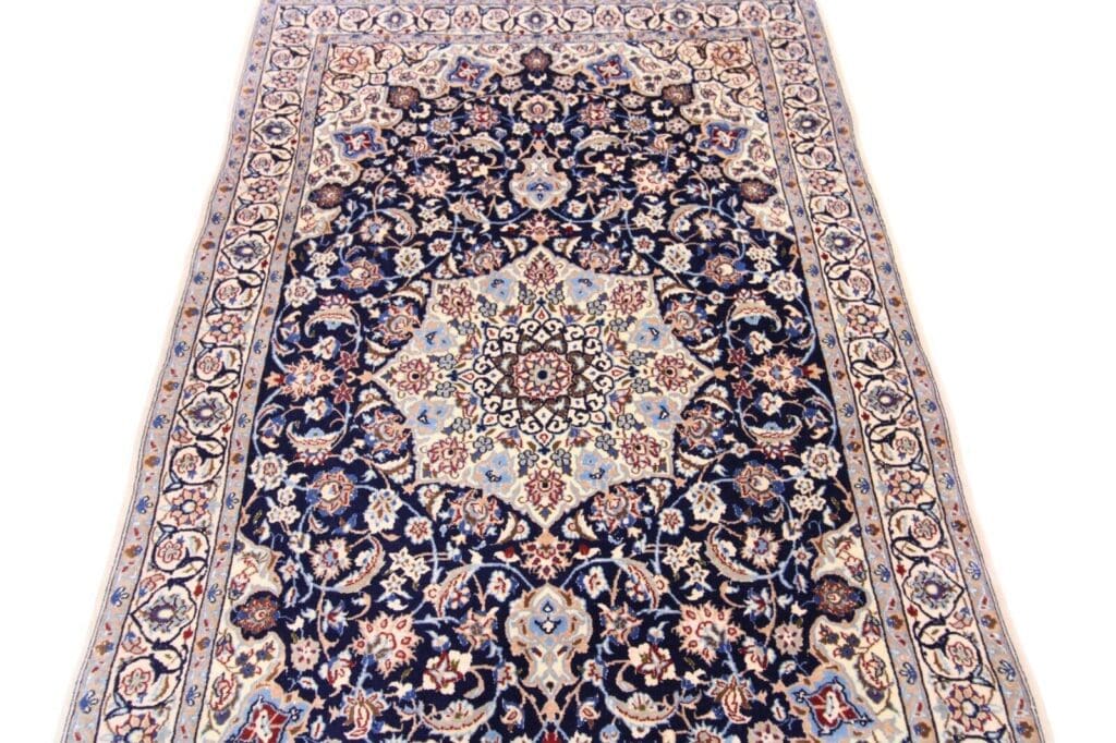 Perserteppich Nain 184 x 122 cm Wolle handgeknüpft