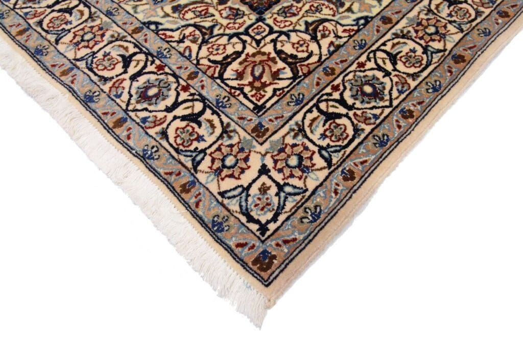 Perserteppich Nain 184 x 122 cm Wolle handgeknüpft
