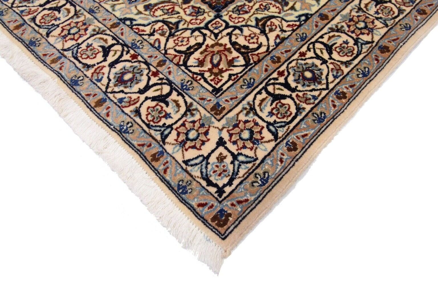Perserteppich Nain 184 x 122 cm Wolle handgeknüpft