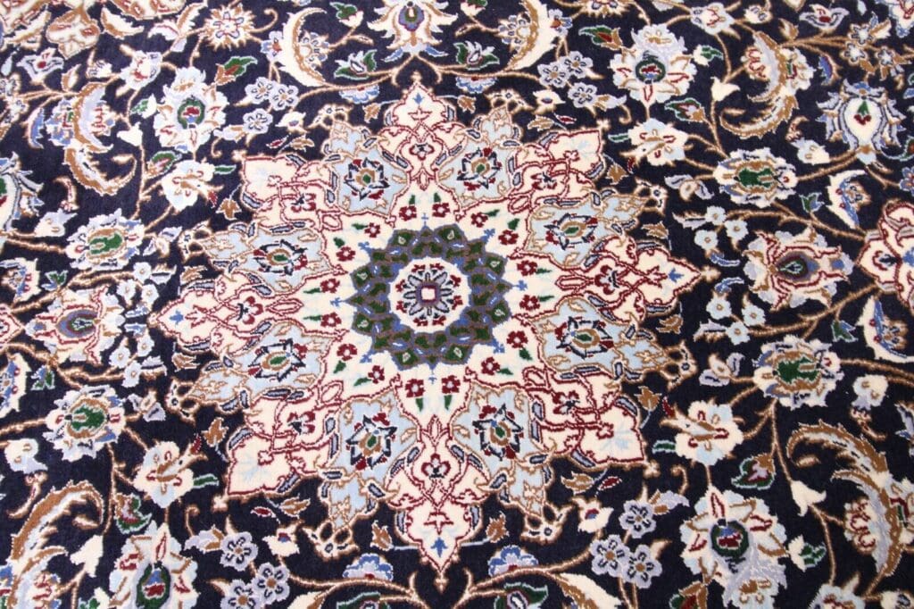 Perserteppich Nain 184x122 cm Wolle handgeknüpft