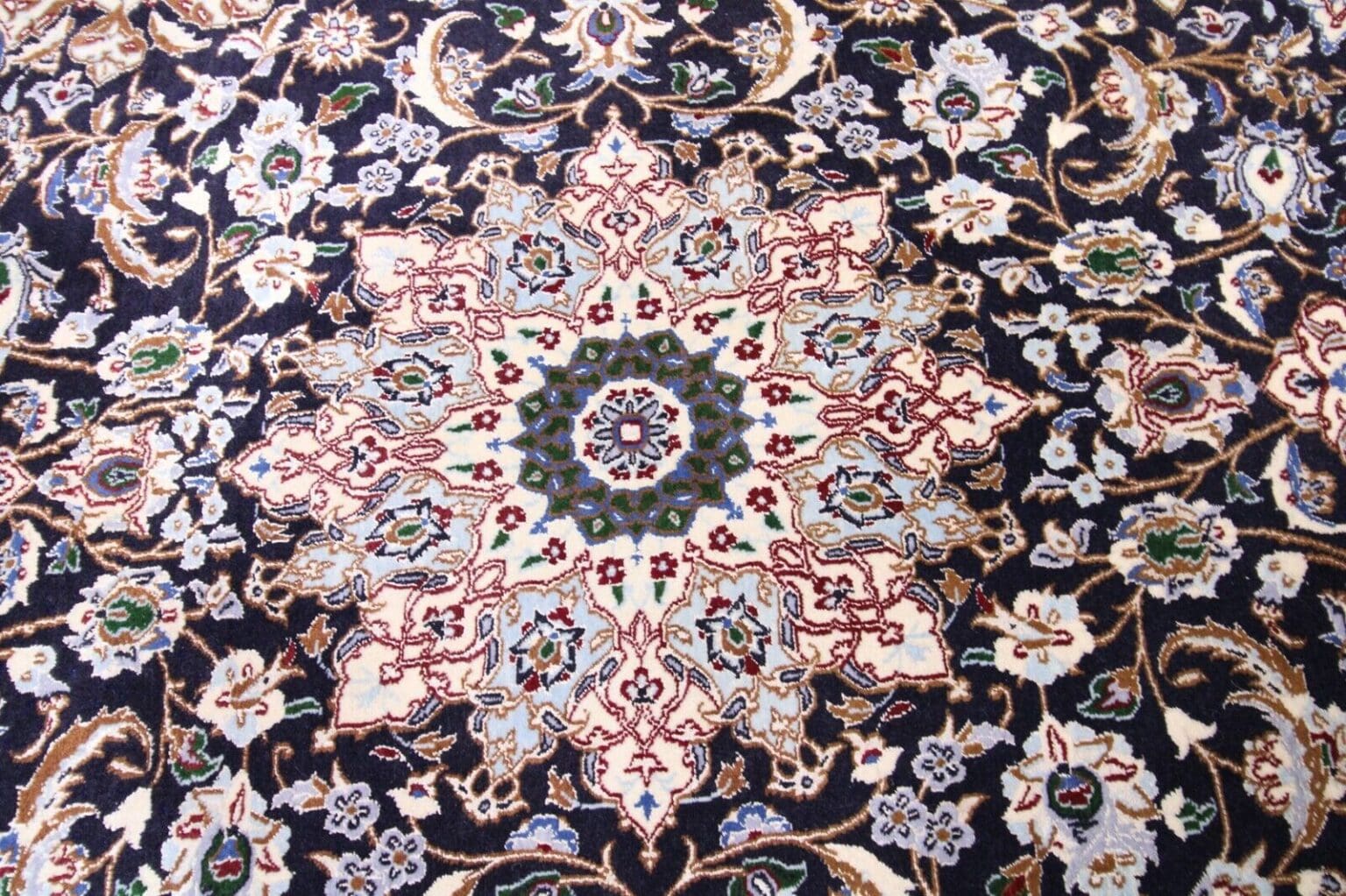 Perserteppich Nain 184x122 cm Wolle handgeknüpft