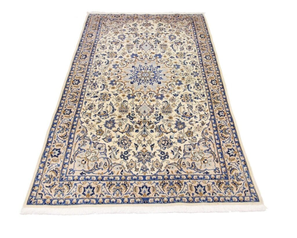 Perserteppich Nain 184 x 122 cm Wolle handgeknüpft