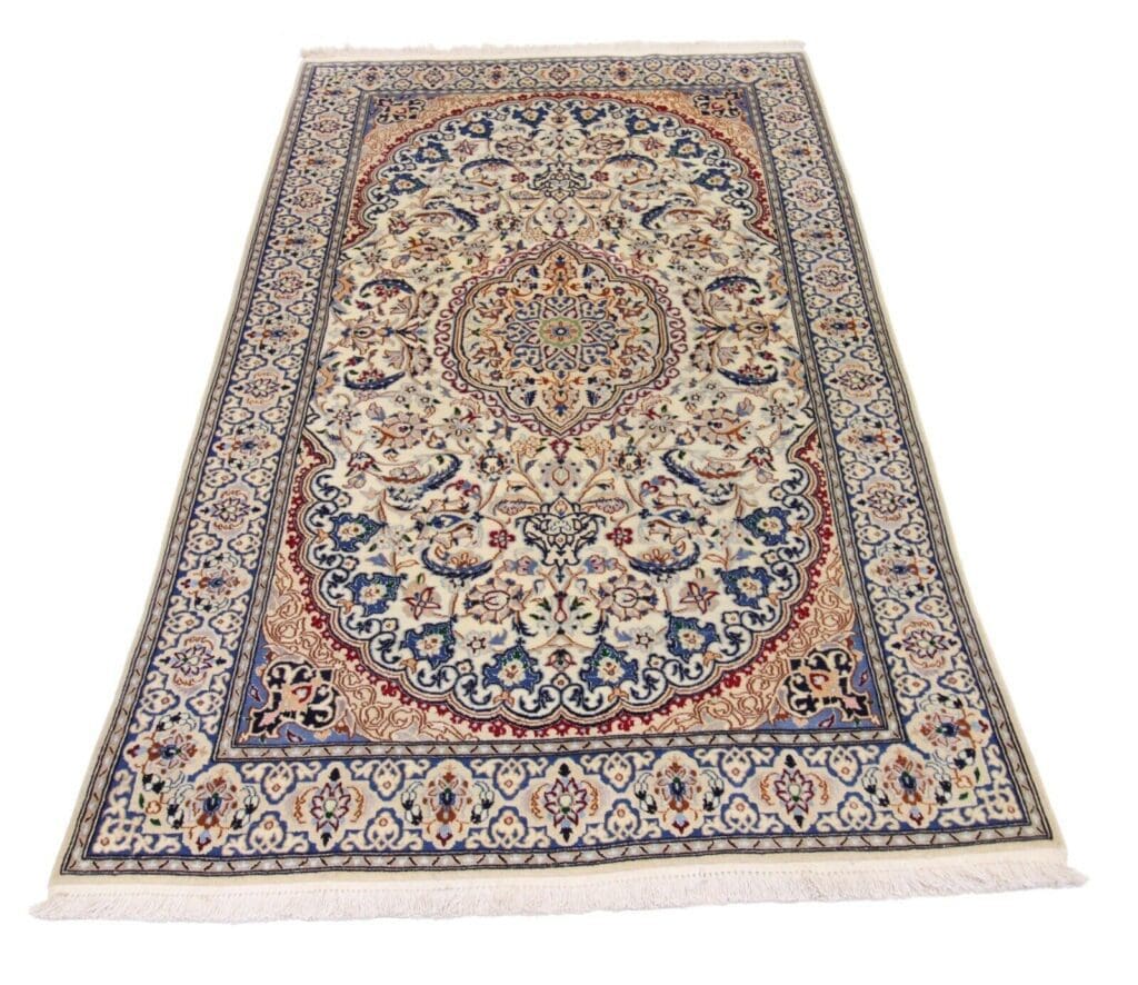 Perserteppich Nain 184x122 cm Wolle handgeknüpft