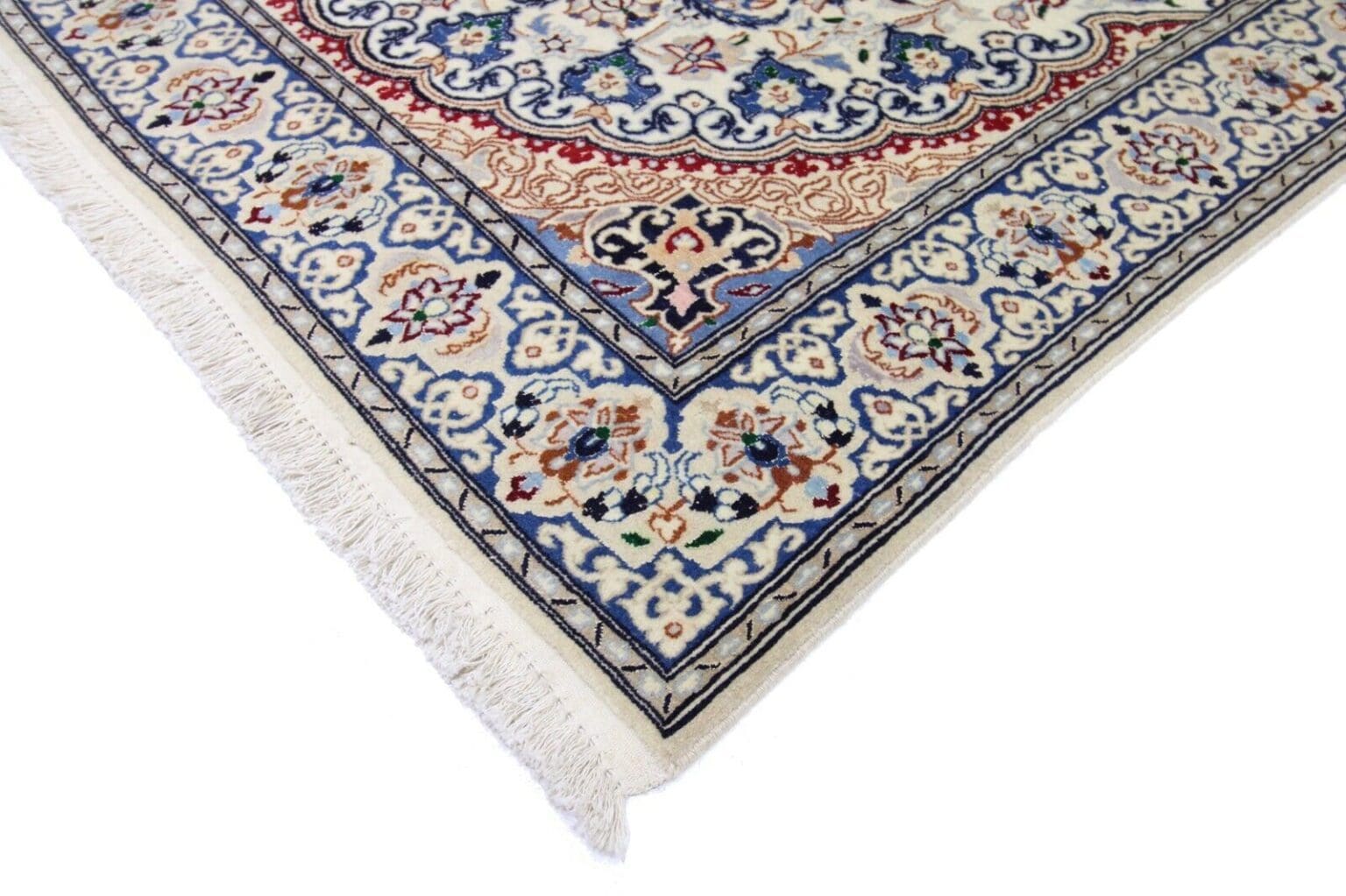 Perserteppich Nain 184x122 cm Wolle handgeknüpft