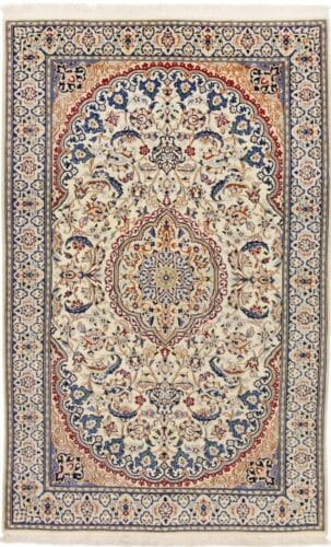 Perserteppich Nain 184x122 cm Wolle handgeknüpft