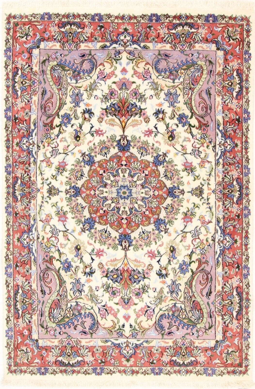Perserteppich Tabriz 210 x 144 cm Wolle handgeknüpft