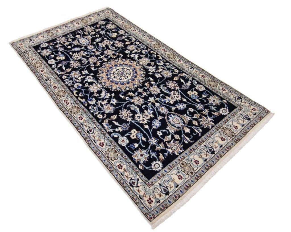 Perserteppich Nain Kaschmir 184x122 cm Wolle handgeknüpft