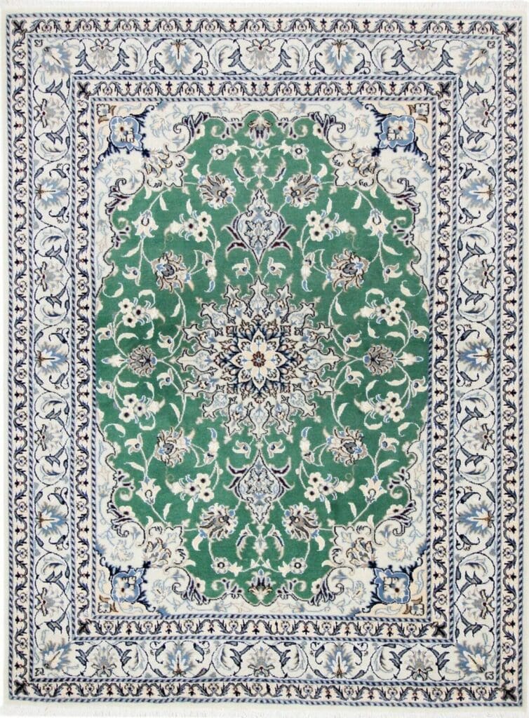 Perserteppich Nain 203x151 cm Wolle handgeknüpft