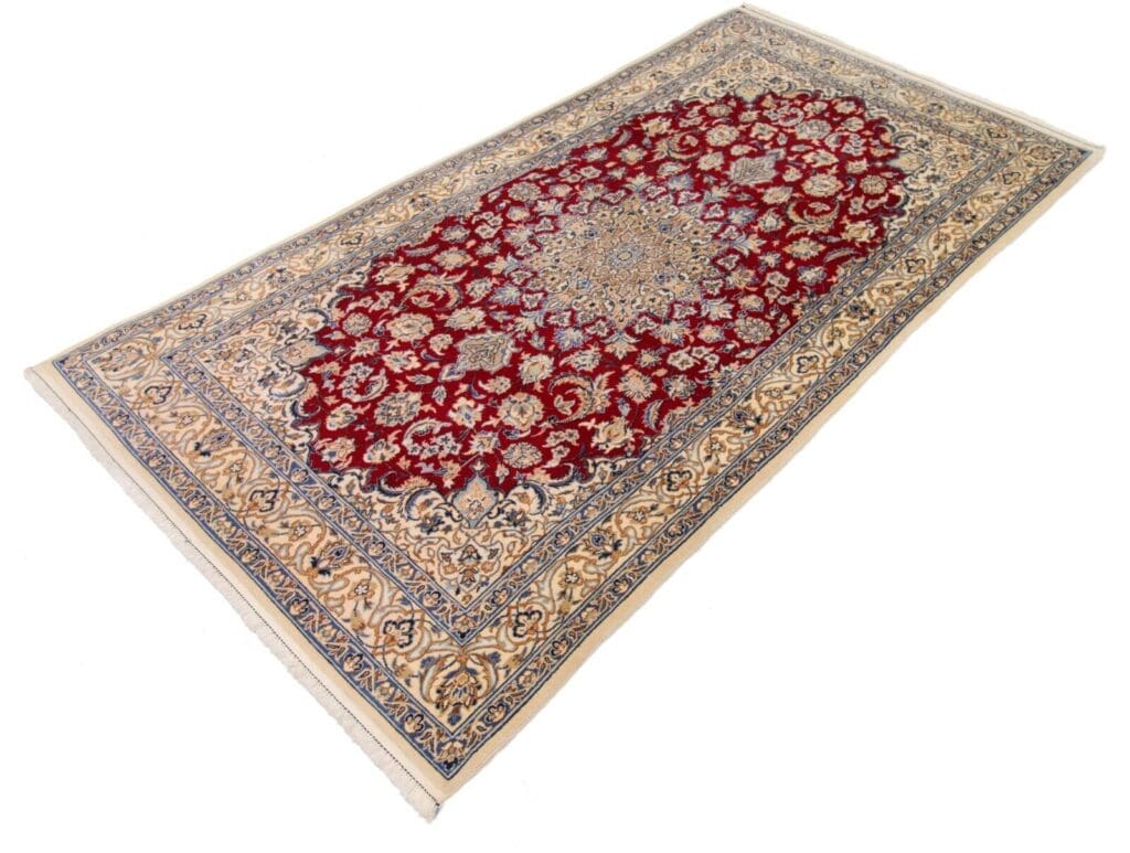 Perserteppich Nain 184 x 122 cm Wolle handgeknüpft