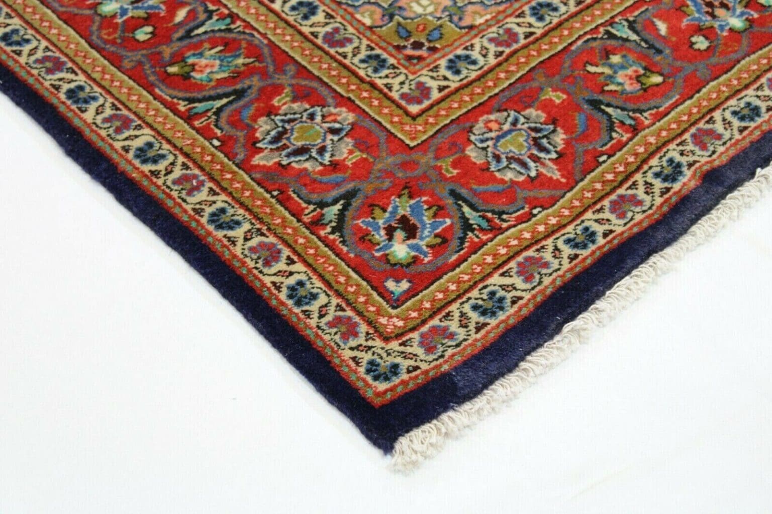 Perserteppich Keshan 227 x 134 cm Wolle handgeknüpft