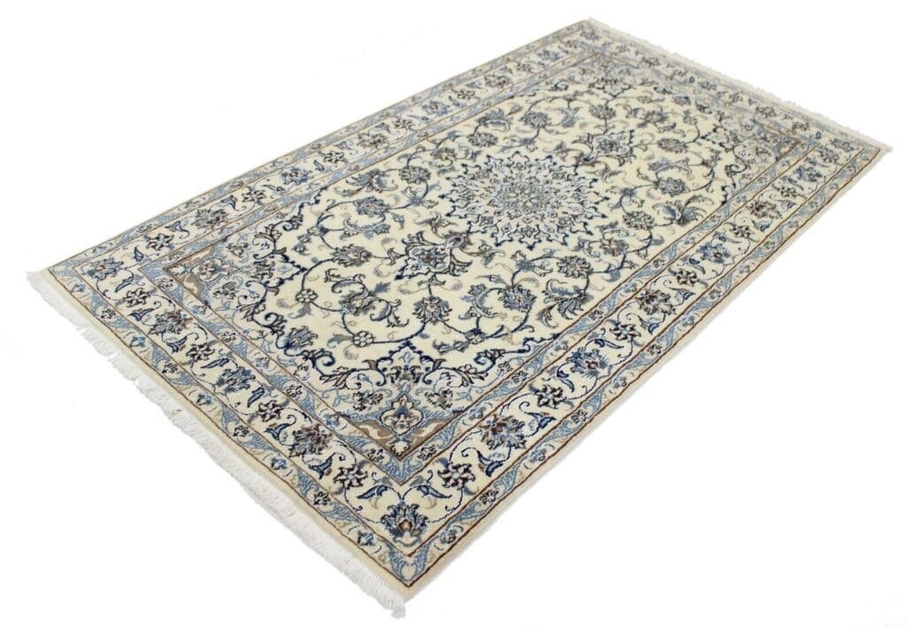 Perserteppich Nain 203 x 119 cm Wolle handgeknüpft