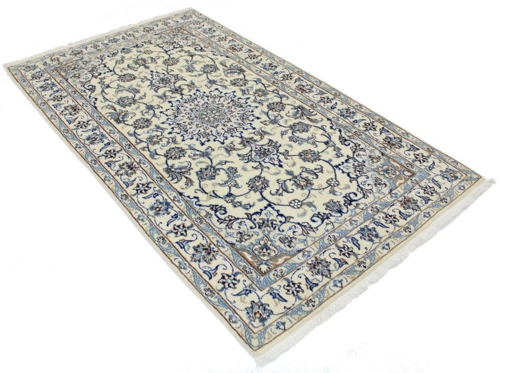 Perserteppich Nain 203 x 119 cm Wolle handgeknüpft