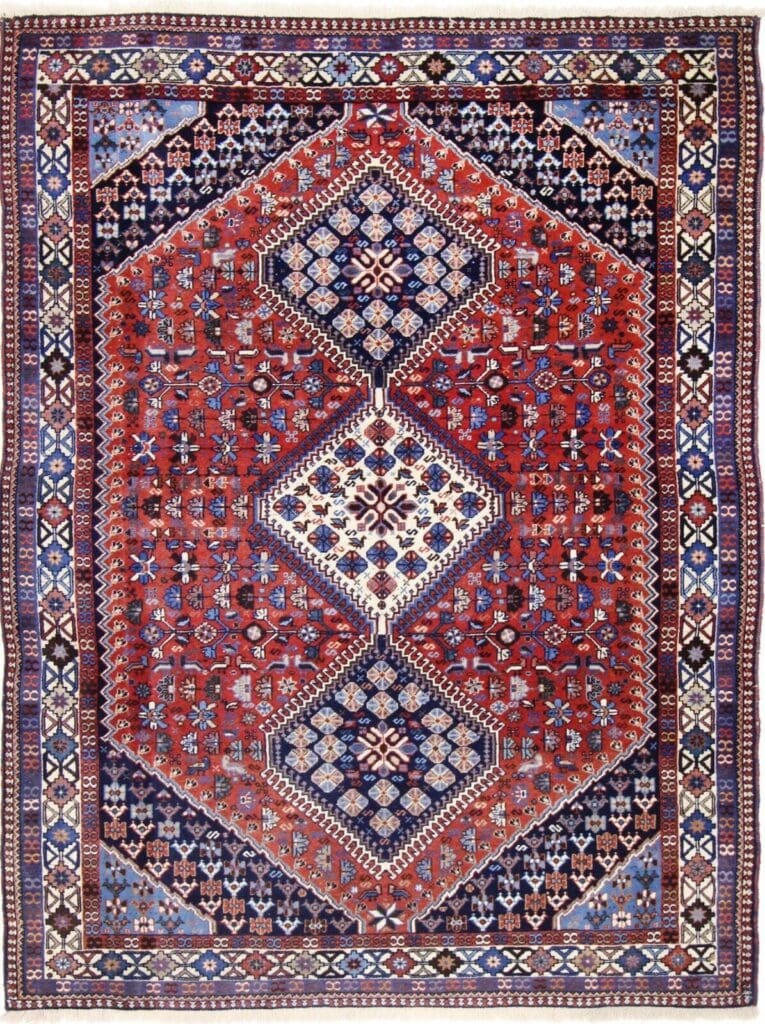 handgeknupfter-yalammeh-orientteppich-200x150-cm-perserteppich Perserteppich Yalammeh 200 x 150 cm Wolle handgeknüpft