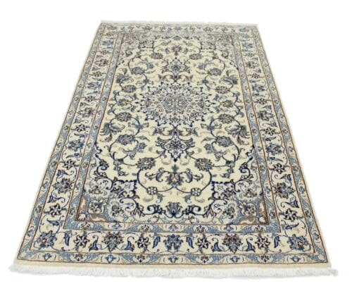 Perserteppich Nain 203 x 119 cm Wolle handgeknüpft