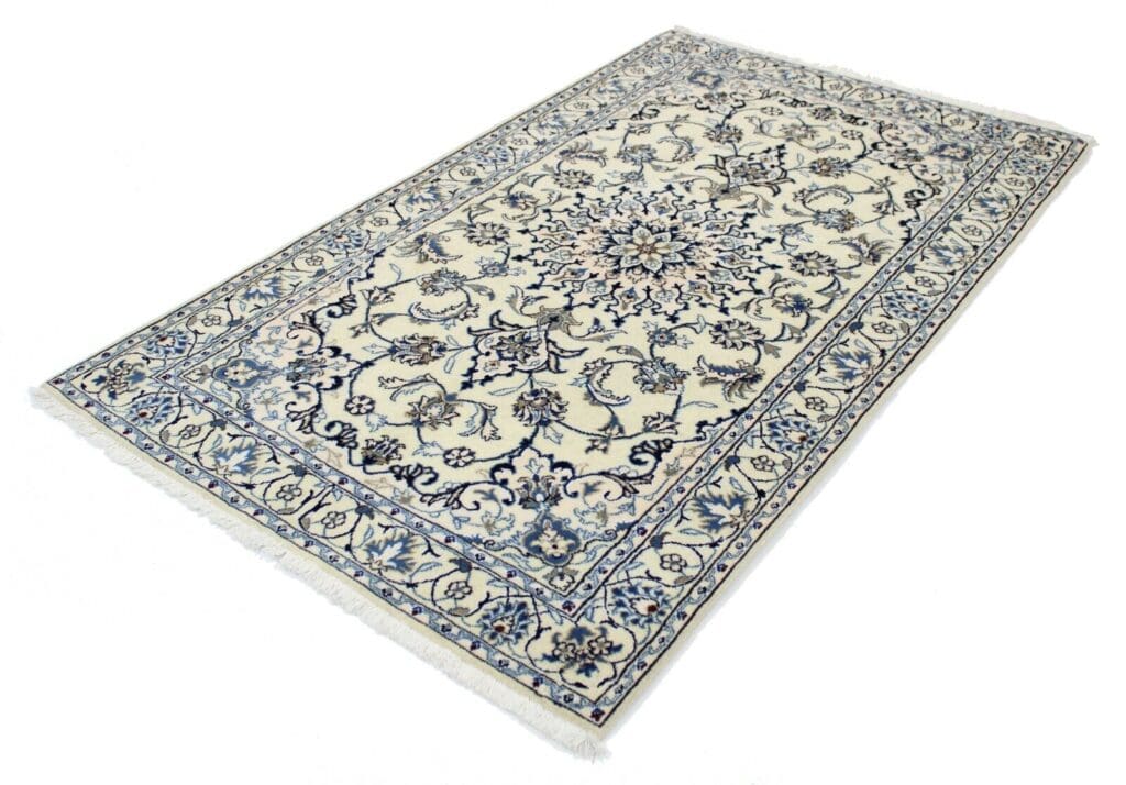Perserteppich Nain 201x122 cm Wolle handgeknüpft