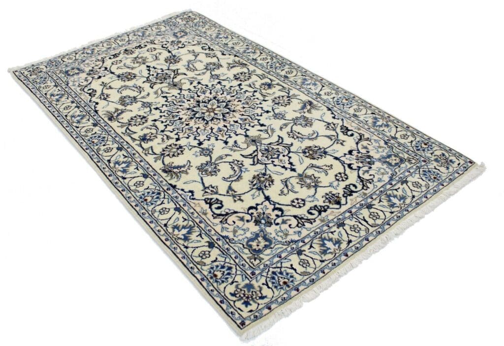 Perserteppich Nain 201x122 cm Wolle handgeknüpft