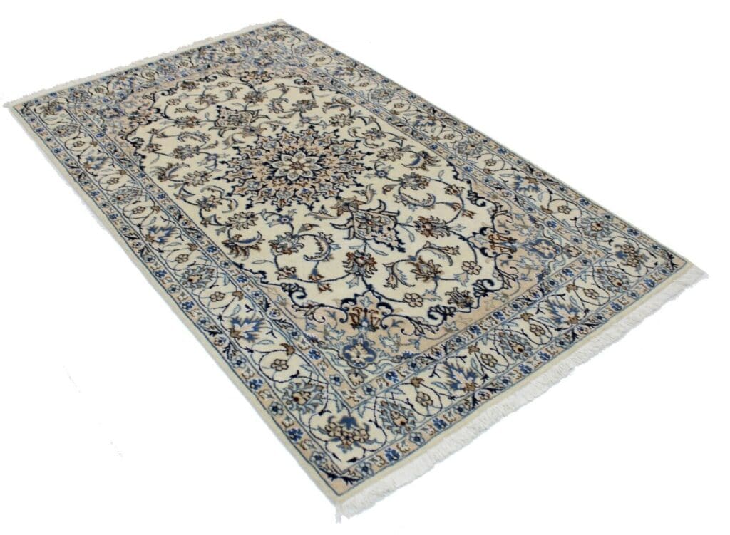 Perserteppich Nain 200x118 cm Wolle handgeknüpft