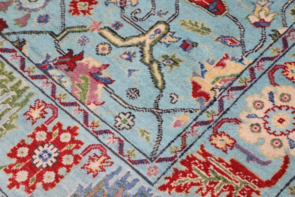 Orientteppich Kazak 194 x 147 cm Wolle handgeknüpft