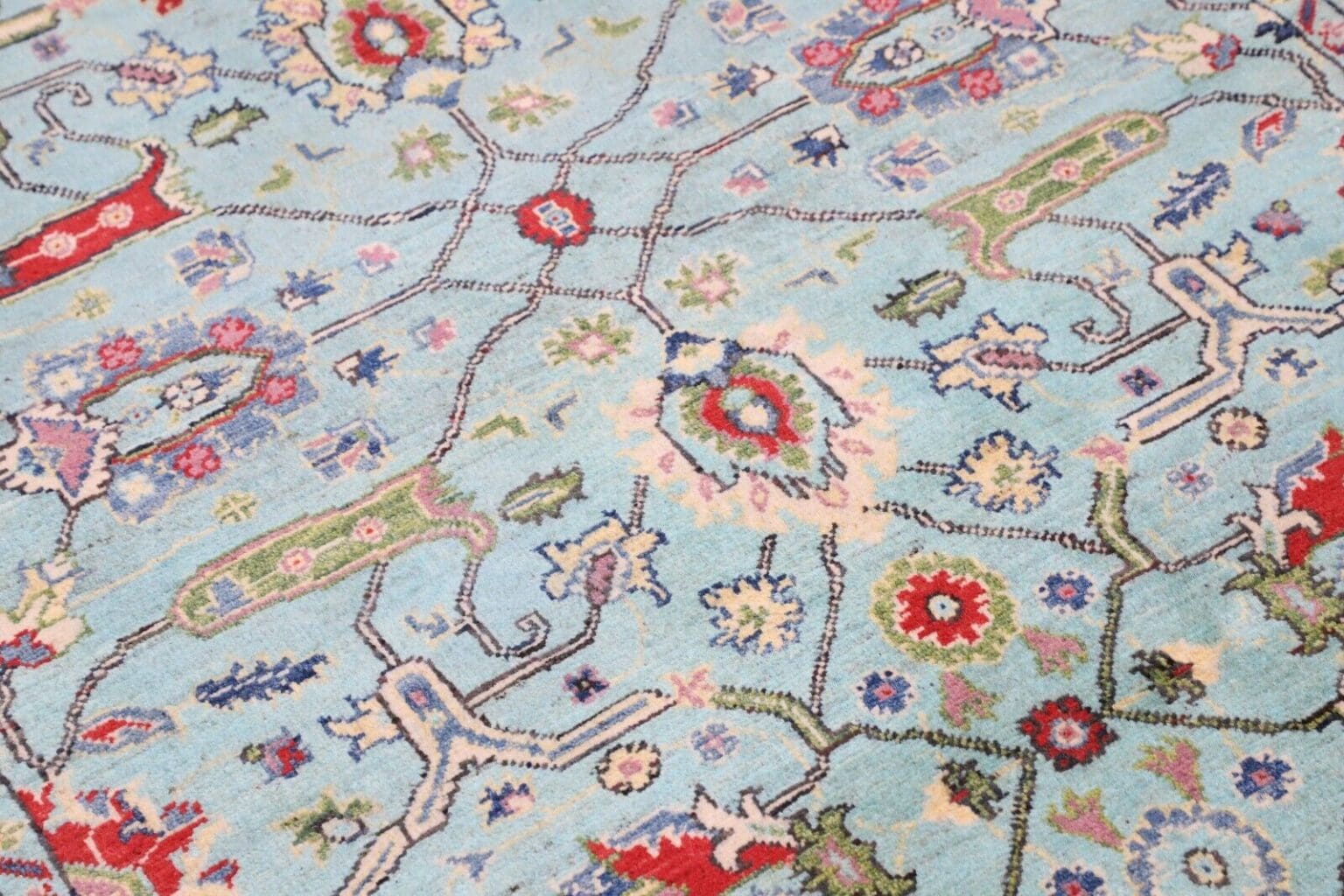 Orientteppich Kazak 194 x 147 cm Wolle handgeknüpft