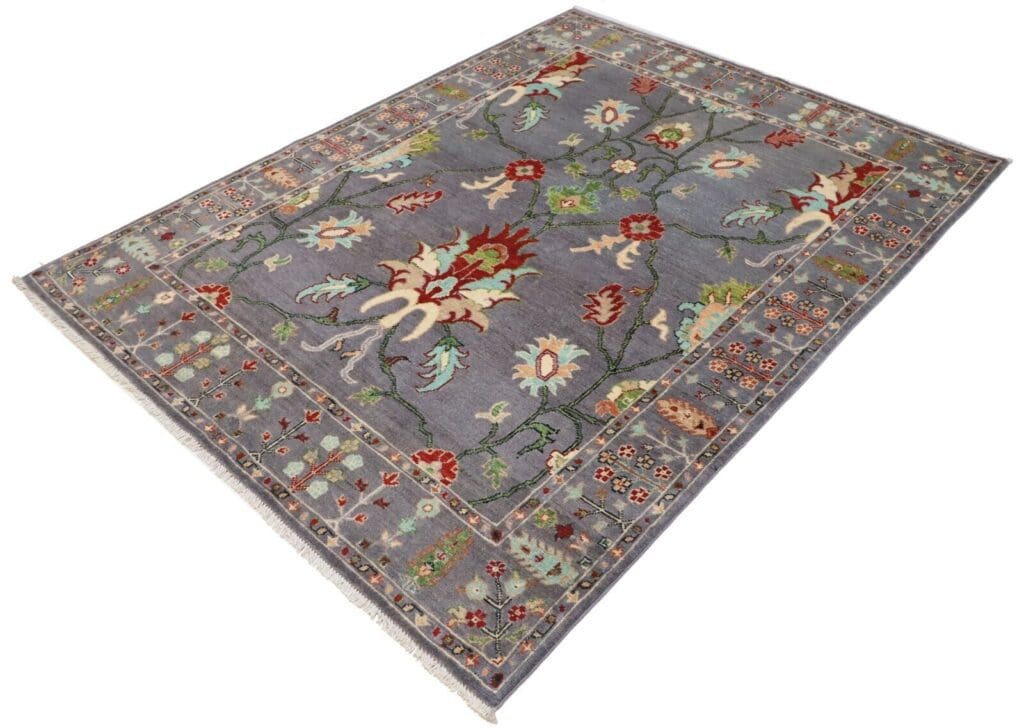 kazak-diyar-teppich-197x149-cm-160000-knoten-handgeknupft-perserteppich-2 Orientteppich Kazak 197 x 149 cm Wolle handgeknüpft