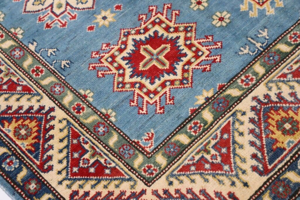 Orientteppich Kazak 207 x 147 cm Wolle handgeknüpft