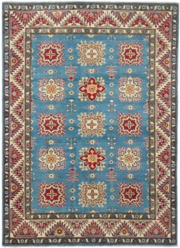 Orientteppich Kazak 207 x 147 cm Wolle handgeknüpft