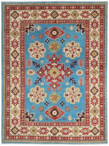 Orientteppich Kazak 201 x 146 cm Wolle handgeknüpft