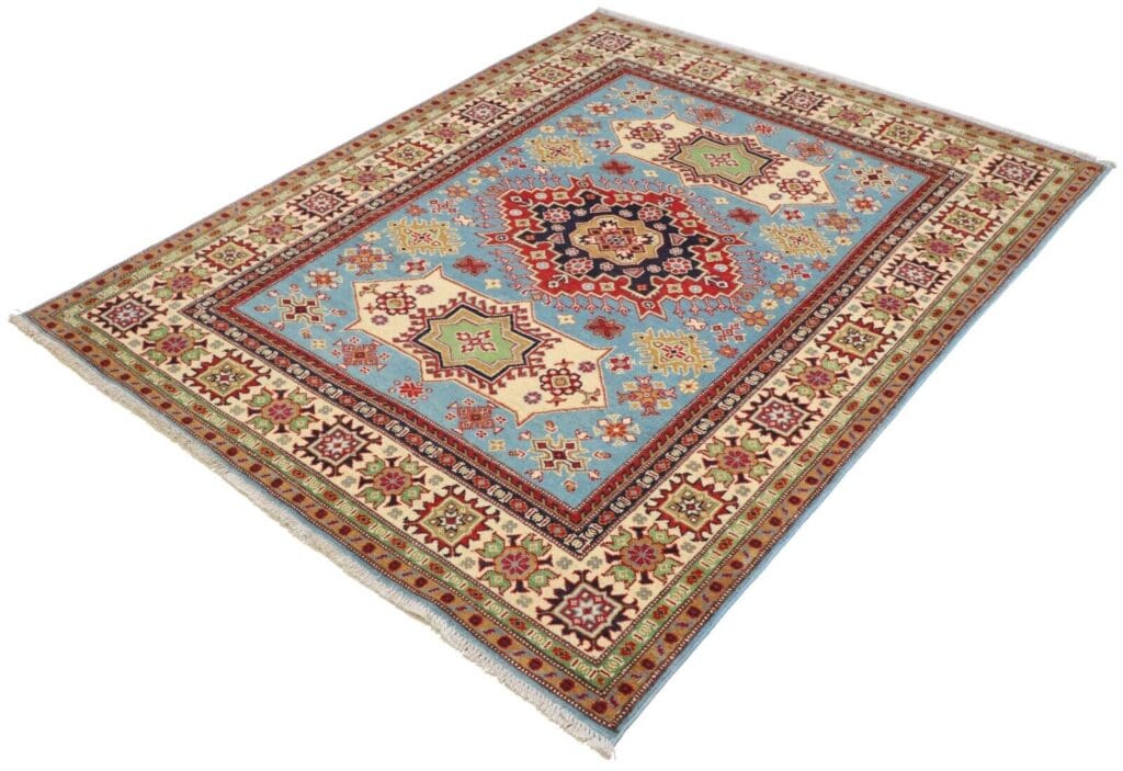 kazak-diyar-teppich-182x147-cm-160000-knoten-handgeknupft-perserteppich-2 Orientteppich Kazak 182 x 147 cm Wolle handgeknüpft