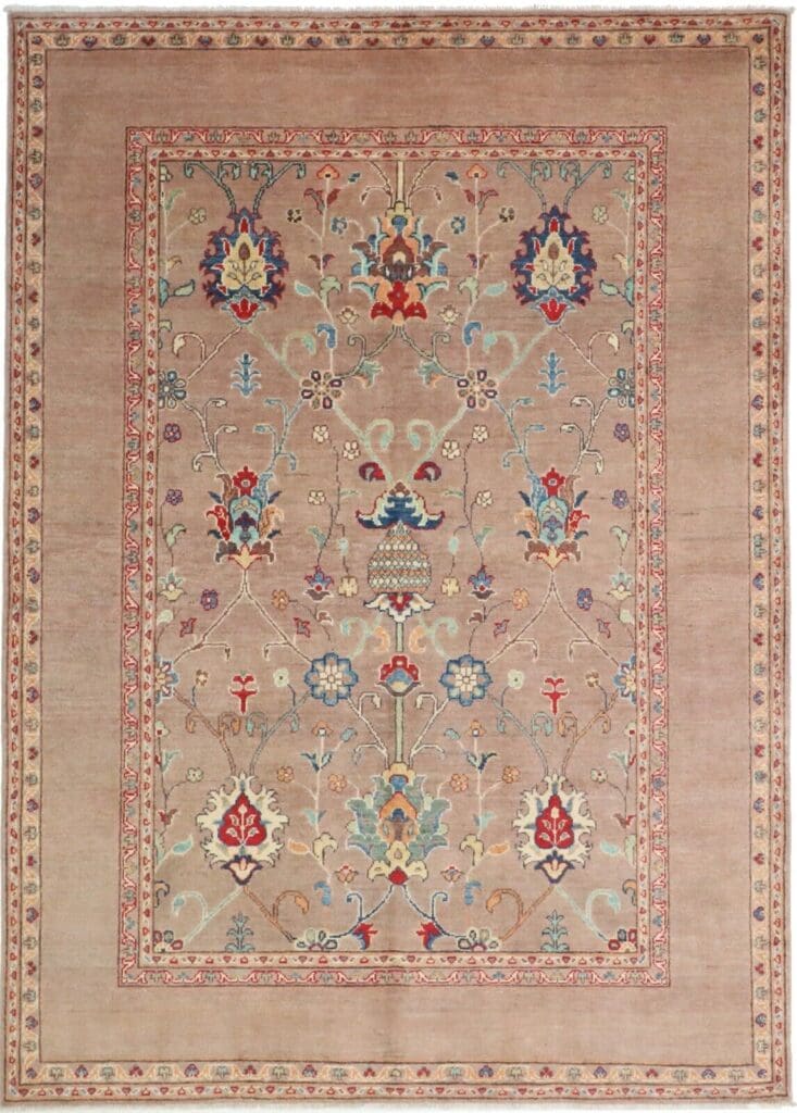 Orientteppich Kazak 244 x 173 cm Wolle handgeknüpft