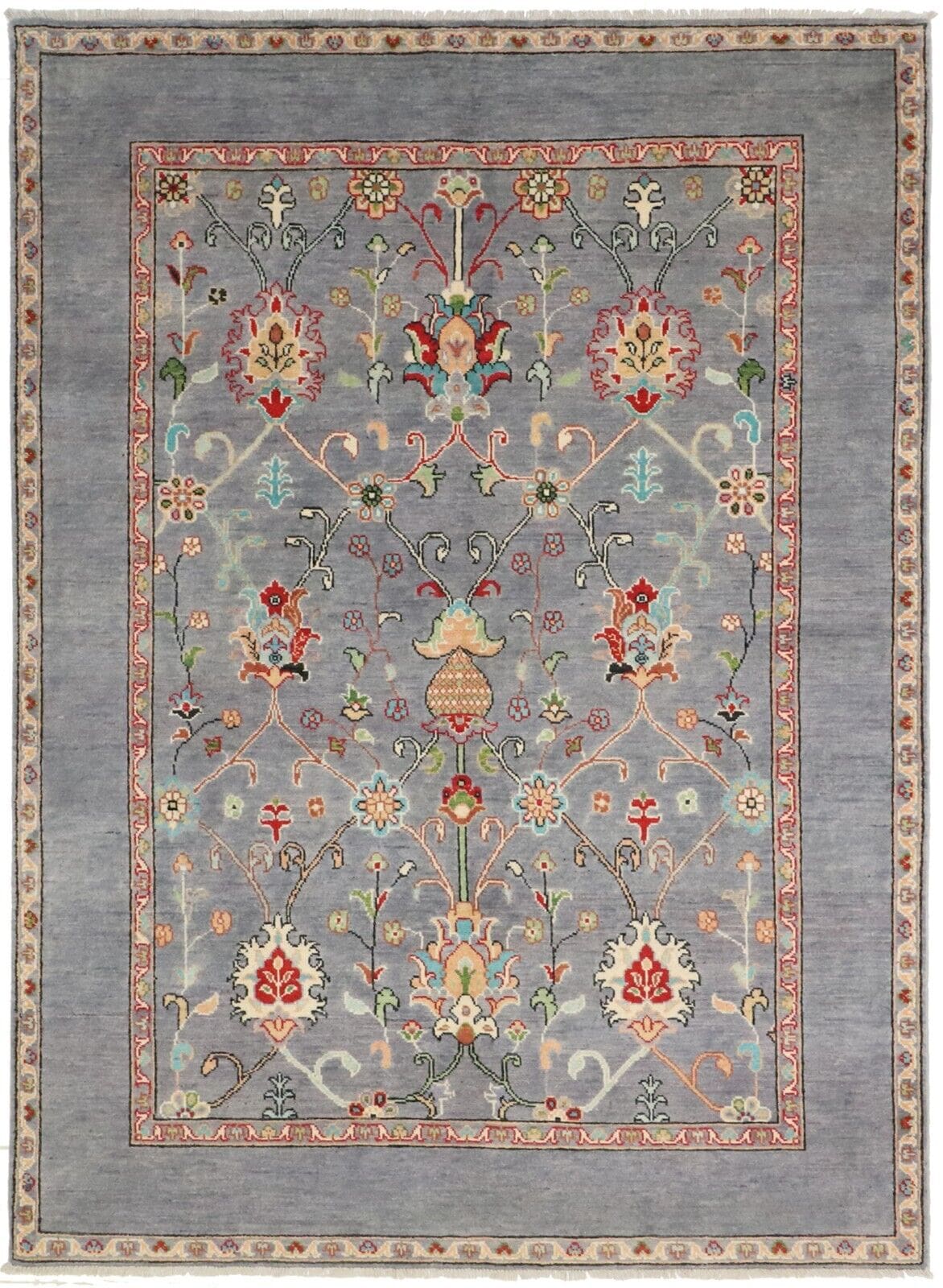 Orientteppich Kazak 238 x 173 cm Wolle handgeknüpft
