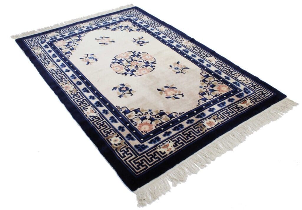 Orientteppich Peking 202 x 140 cm Wolle handgeknüpft