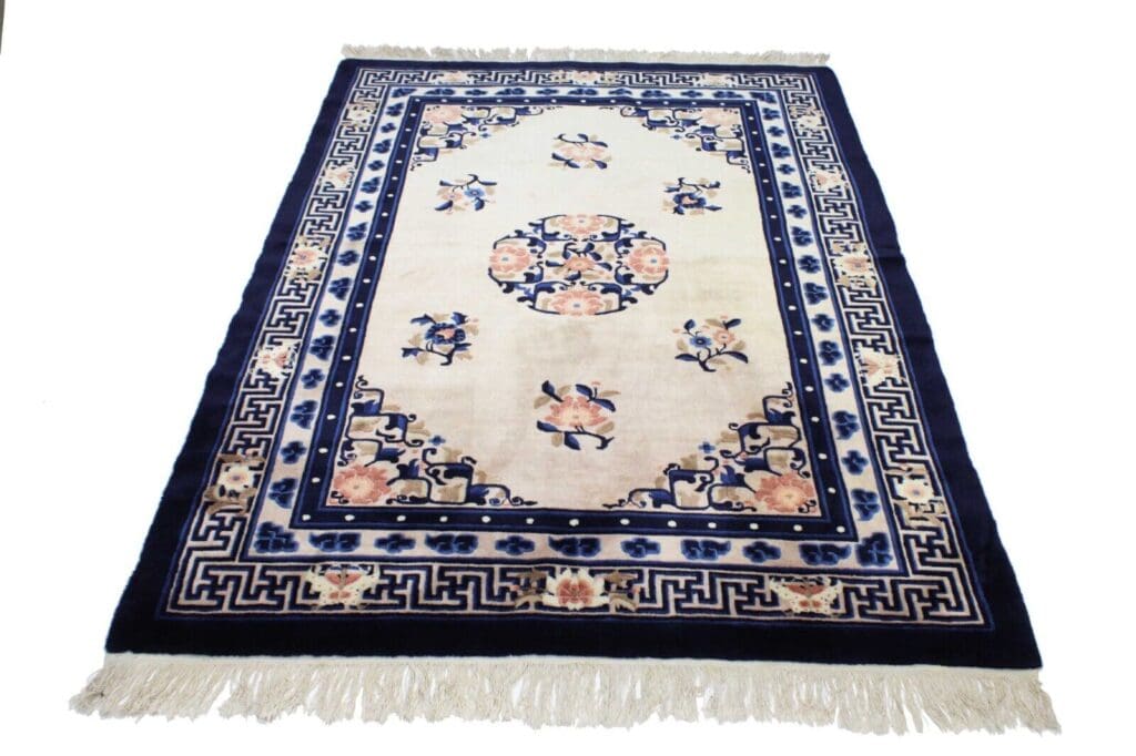 Orientteppich Peking 202 x 140 cm Wolle handgeknüpft