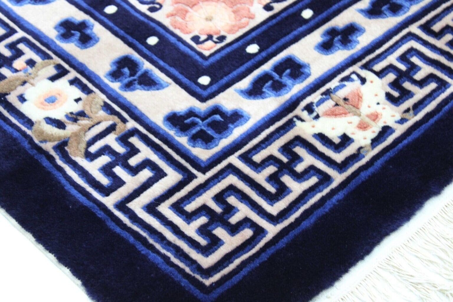 Orientteppich Peking 202 x 140 cm Wolle handgeknüpft