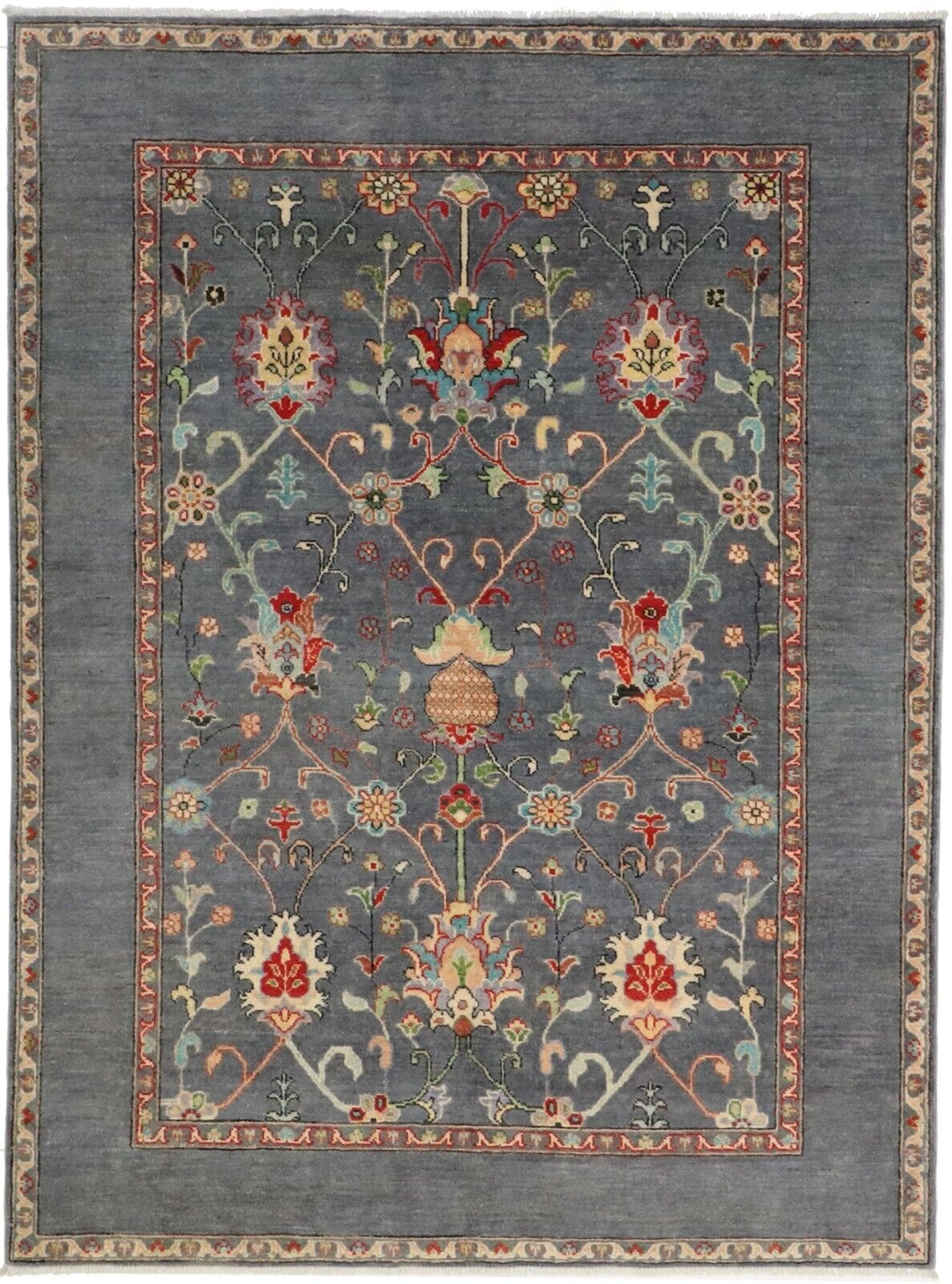 Orientteppich Kazak 231 x 169 cm Wolle handgeknüpft