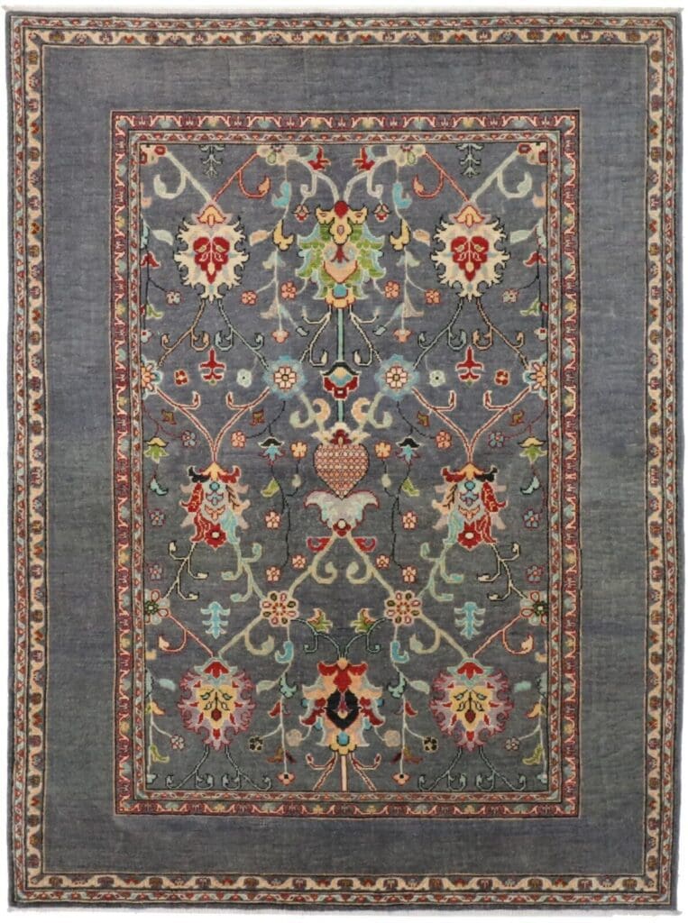 Orientteppich Kazak 236 x 168 cm Wolle handgeknüpft