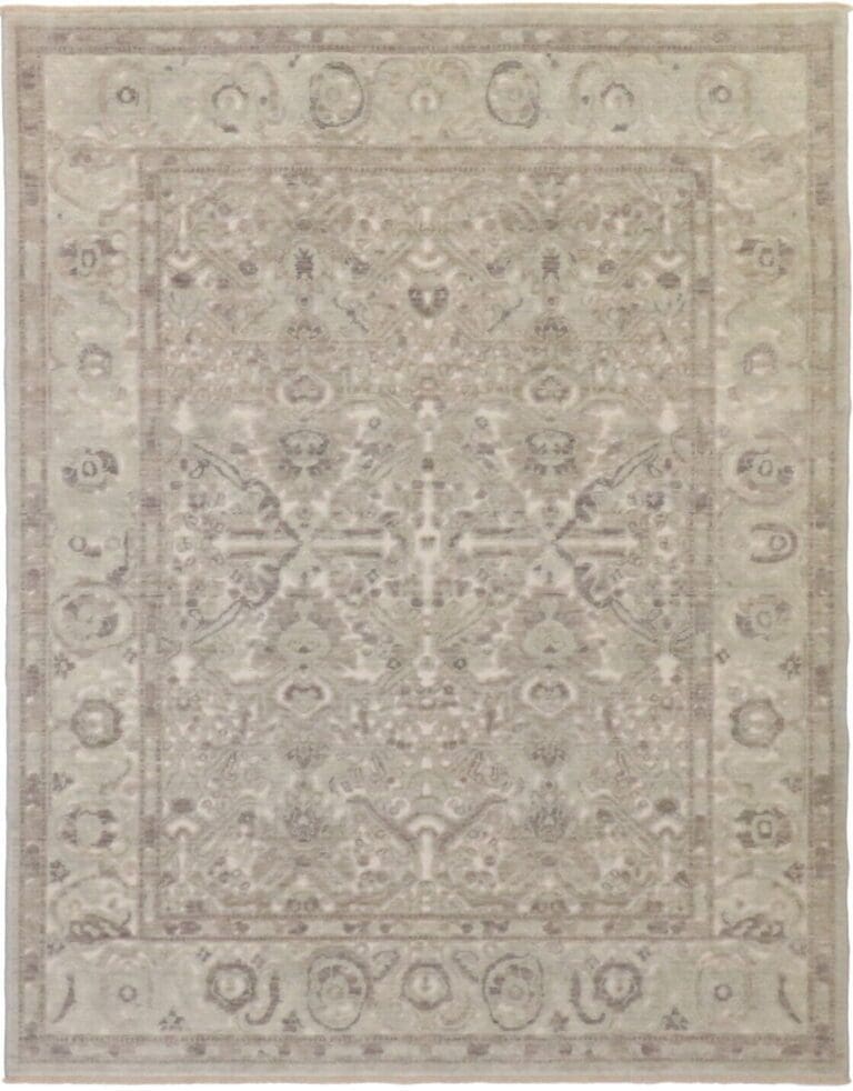 Orientteppich 178 x 232 cm Wolle handgeknüpft