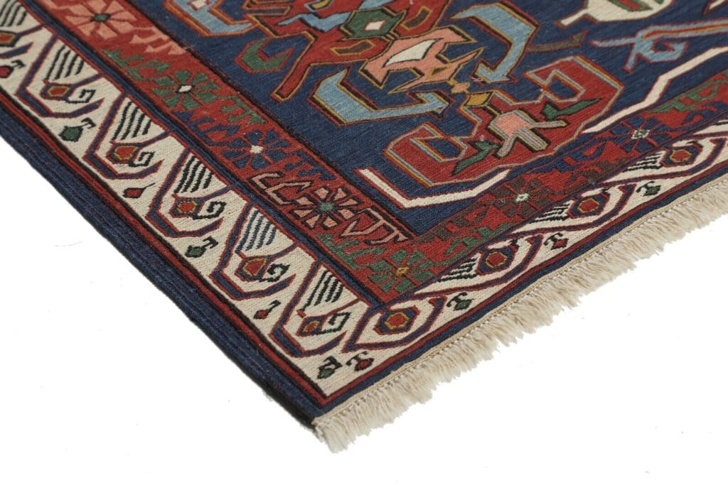 Orientteppich 197 x 147 cm Wolle handgewebt