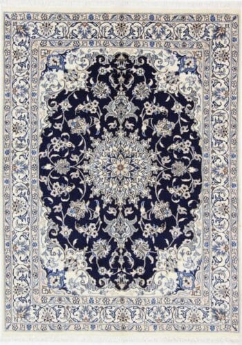 Perserteppich Nain Kaschmir 202x145 cm Wolle handgeknüpft