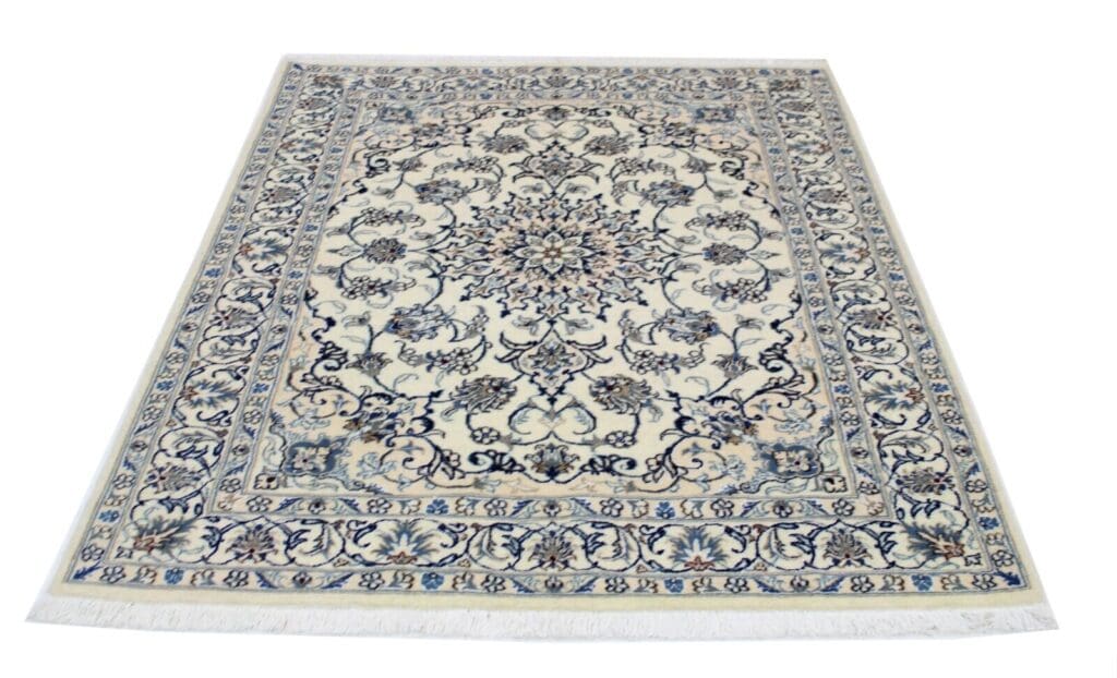 Perserteppich Nain Kaschmir 194x146 cm Wolle handgeknüpft