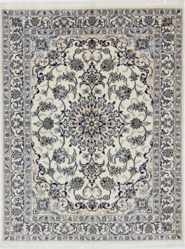 Perserteppich Nain Kaschmir 194x146 cm Wolle handgeknüpft