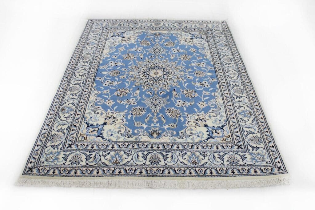 Perserteppich Nain 207 x 145 cm Wolle handgeknüpft