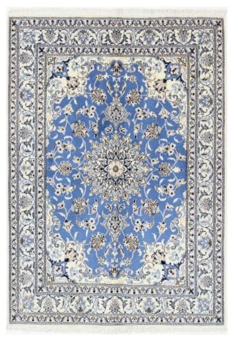 Perserteppich Nain 207 x 145 cm Wolle handgeknüpft