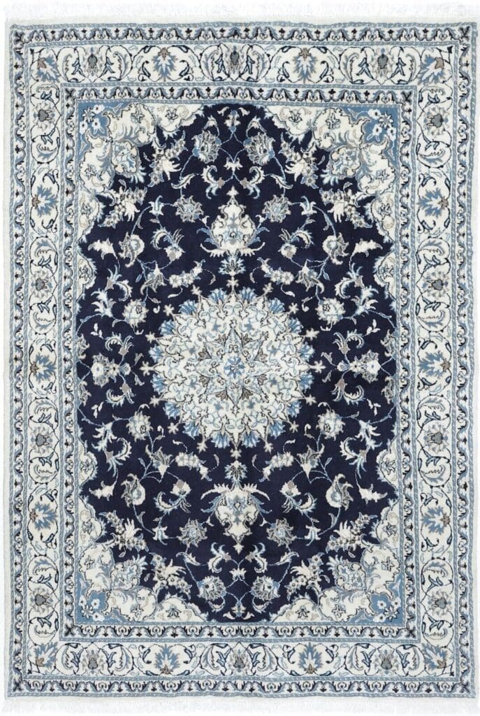 Perserteppich Nain Kaschmir 242 x 170 cm Wolle handgeknüpft