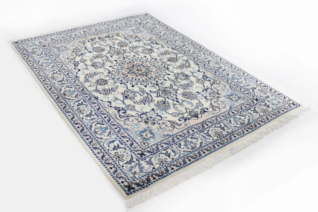 original-perserteppich-nain-kashmari-202x146-cm-handgeknupft-2 Perserteppich Nain Kaschmir 202x146 cm Wolle handgeknüpft