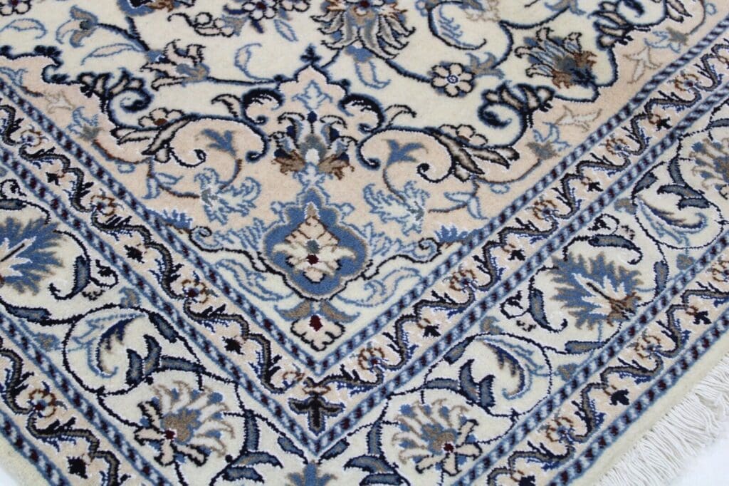original-perserteppich-nain-kashmari-202x146-cm-handgeknupft-5 Perserteppich Nain Kaschmir 202x146 cm Wolle handgeknüpft