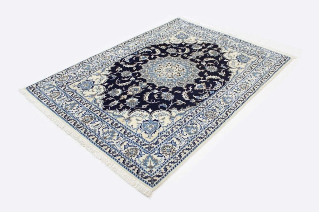 Perserteppich Nain Kaschmir 200 x 146 cm Wolle handgeknüpft