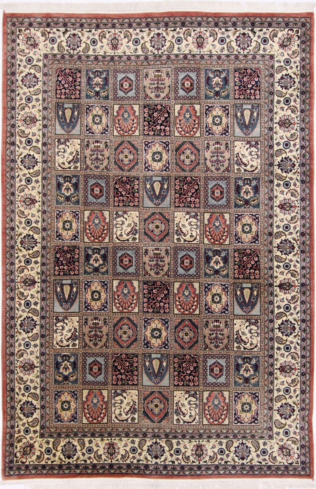 Perserteppich Moud 260 x 170 cm Wolle handgeknüpft